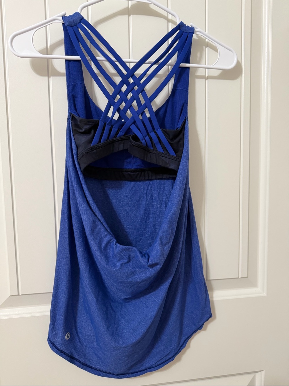 Lululemon Blue Strappy Back Women's Tank Top - Picture 2 of 4